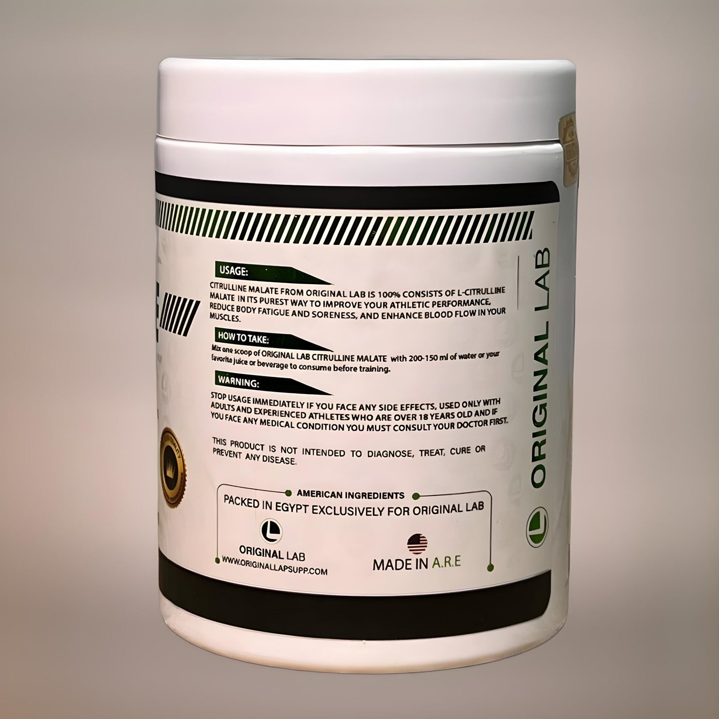 Citrulline Malate 300 gm 60 servings Original Lab DrFit Store