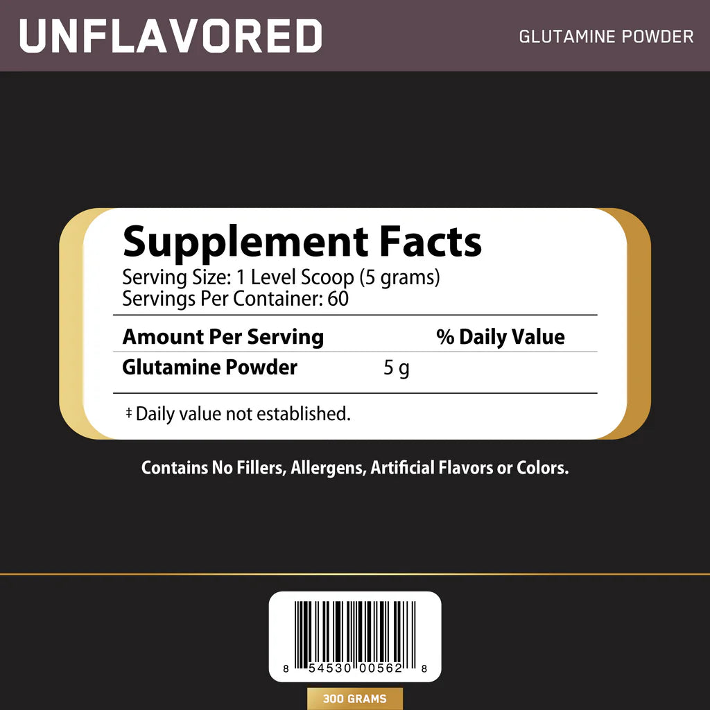 Challenger nutrition- l-glutamine, unflavored- 60serv/300 gm