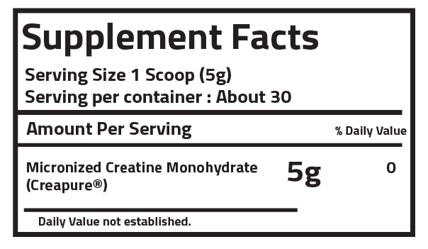 Creaganic Creapure® 150 Gram \ 30 servings