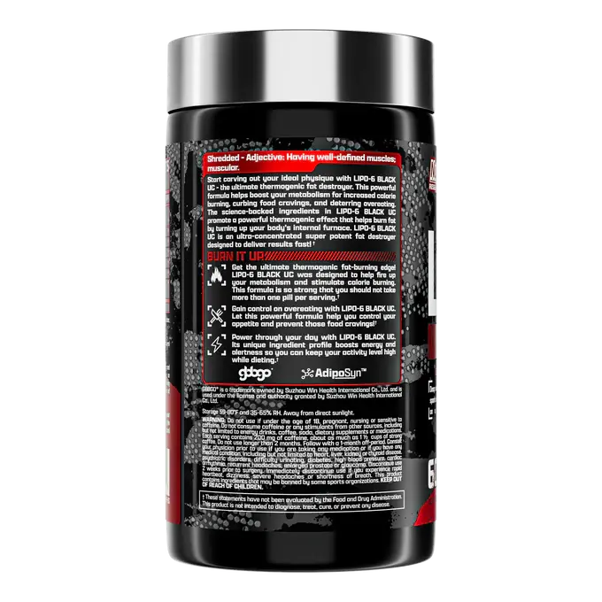 Nutrex Lipo-6 Black Ultra Concentrate 60 Capsules NUTREX RESEARCH