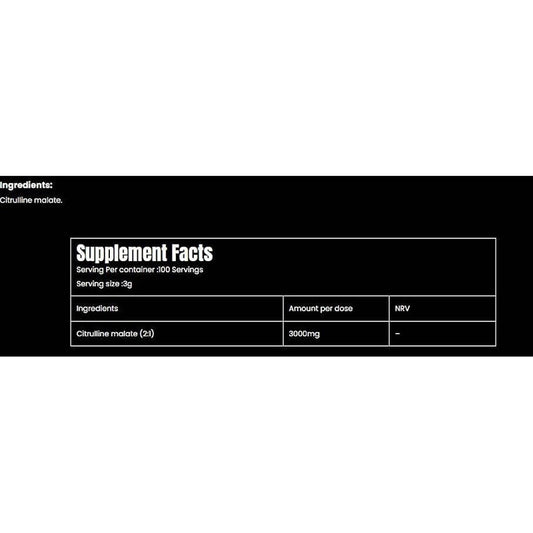 Marvelous Nutrition Citrulline Malate old School Formula-100Serv.-300G.-Unflavored Marvelous