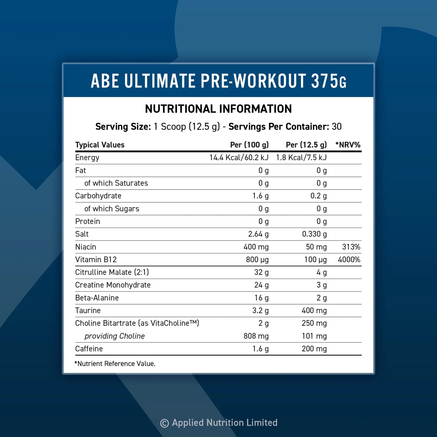 Applied Nutrition ABE Pre-Workout 30 Servings