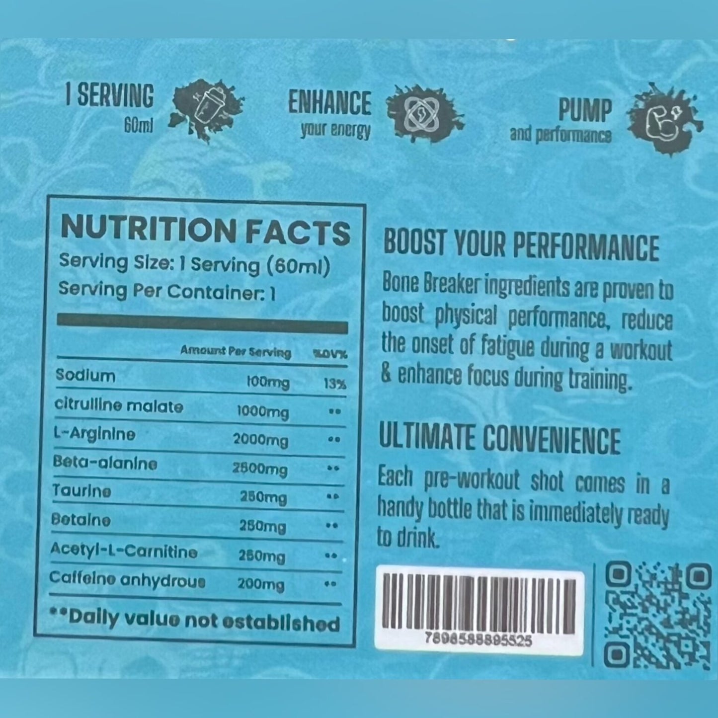 Vertex Nutrition Bone Breaker Shot | Pre Workout