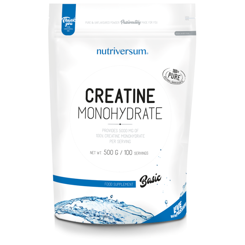 Nutriversum Creatine Monohydrate 500 g/100 servings