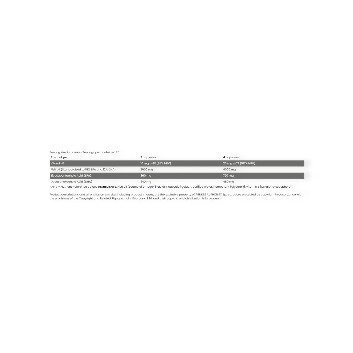 Fa omega 3 2000 126 g - 90 Softgels