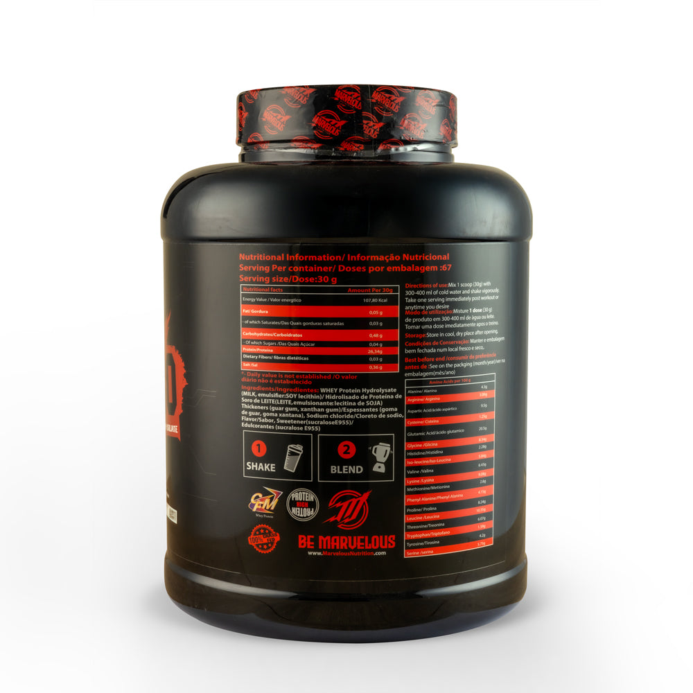 Marvelous Nutrition Hydro Whey 67 Servings