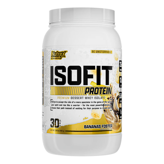 Nutrex IsoFit Whey Protein Isolate Powder – Premium Protein Supplement 1 KG