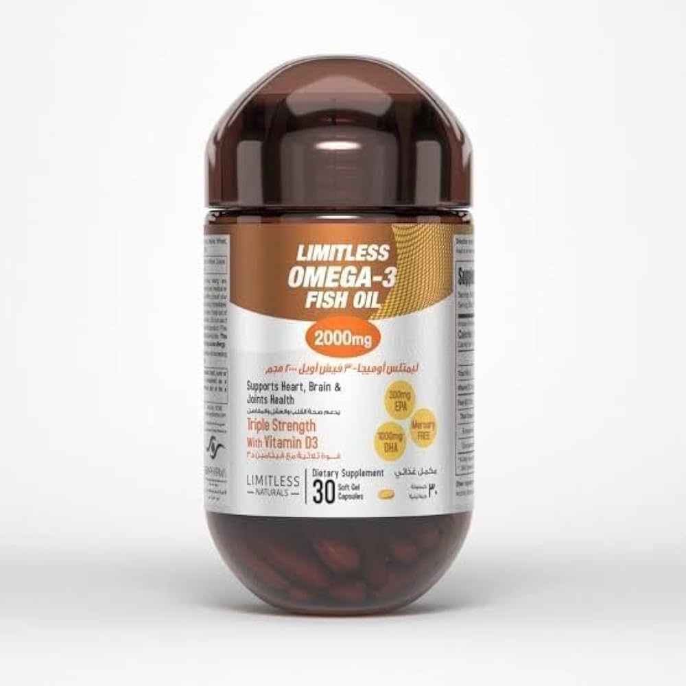 Limitless Omega 3 Fish Oil (2000mg)