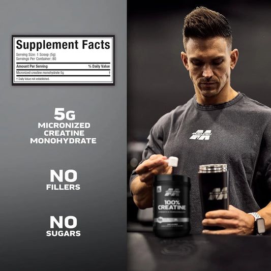 MuscleTech Platinum 100% Creatine Unflavored 400G 80 Servings