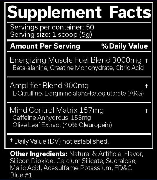 JNX Sports The Curse! Pre-Workout Powder – 50 Servings DrFit Store