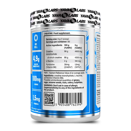 Yava Labs Creatine Pure + Taurine 300gm