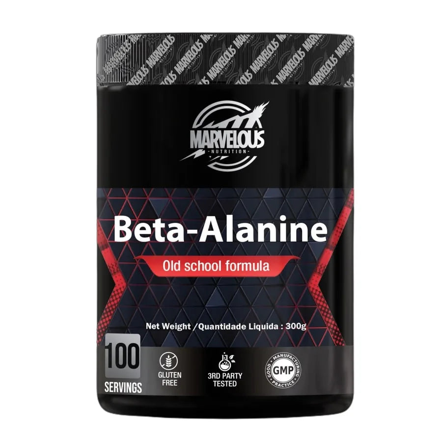Marvelous Nutrition Beta-Alanine old School Formula-100Serv.-300G.-Unflavored