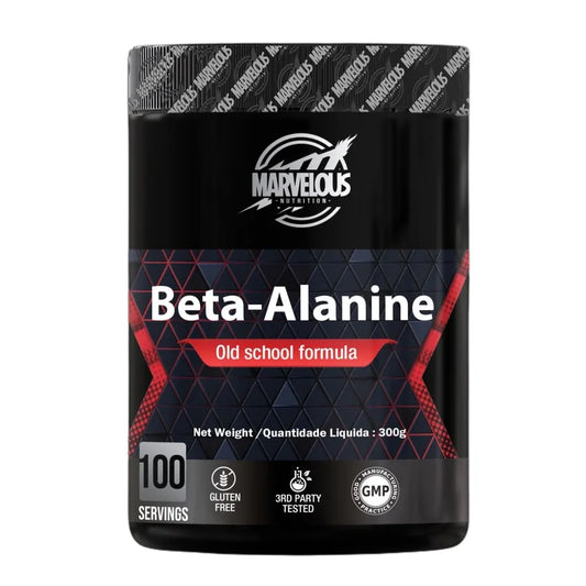 Marvelous Nutrition Beta-Alanine old School Formula-100Serv.-300G.-Unflavored