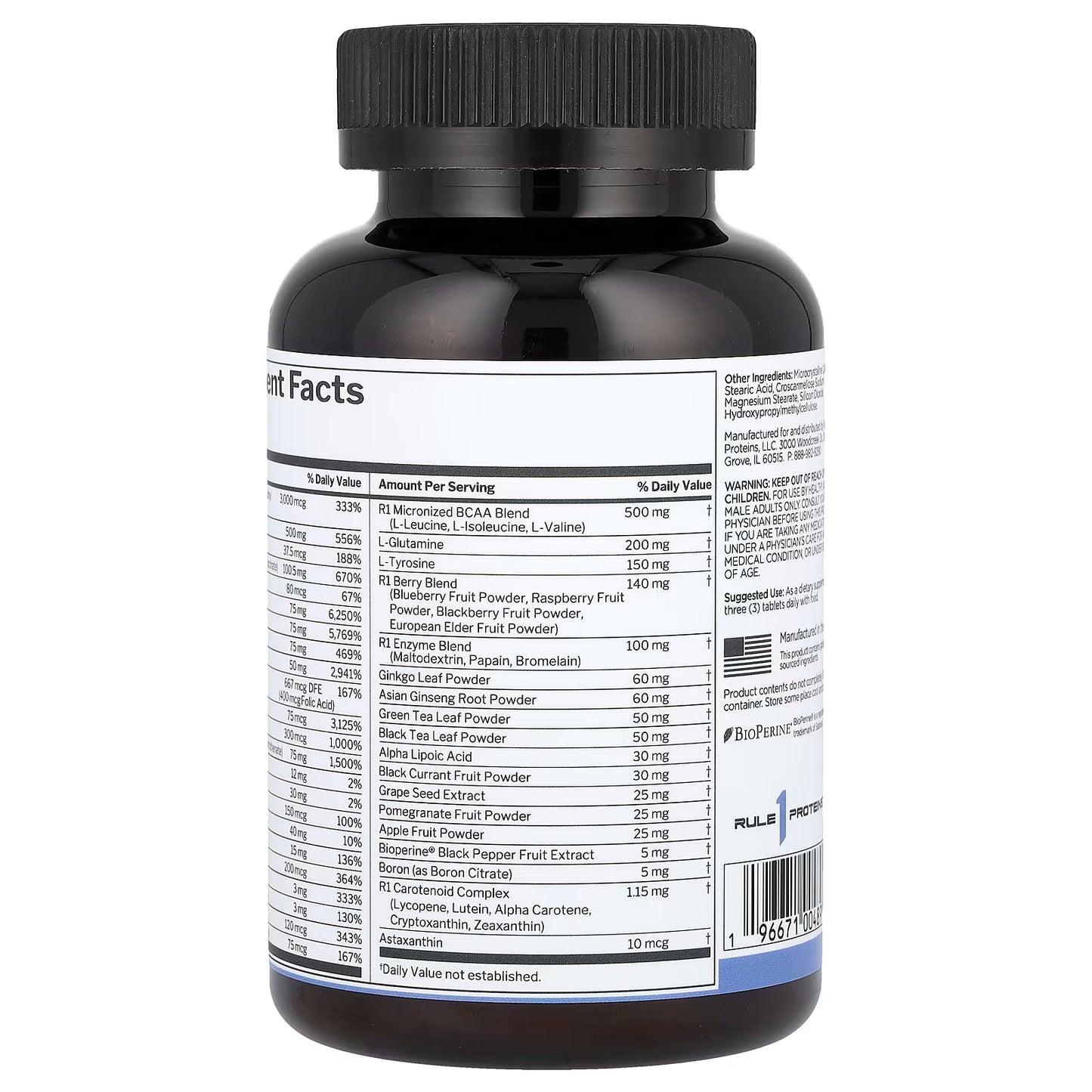 Rule One, Men's Multi™, Active Lifestyle, 90 Tablets