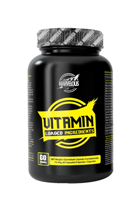 Marvelous Nutrition Vitamin Loaded Ingredients-60Servings DrFit Store