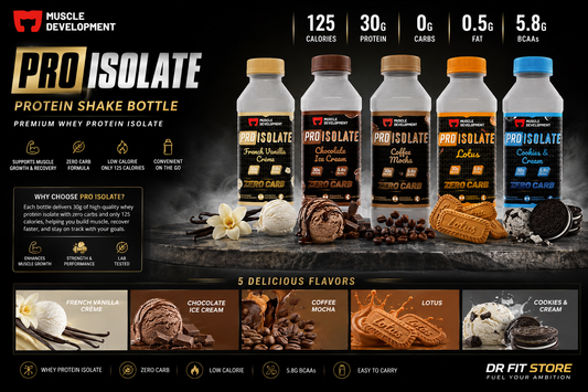 Muscle Development Pro Protein Isolate – Protein Shake Bottle
