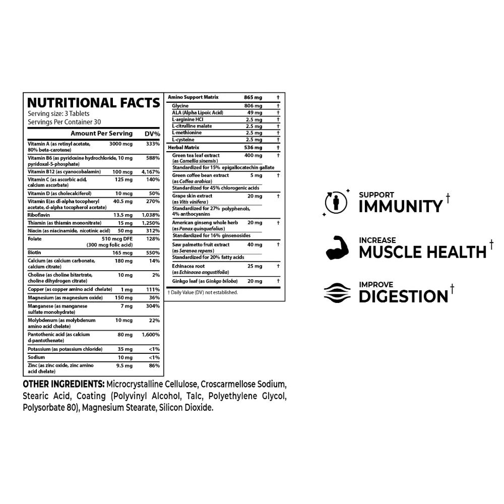 Core Champs, Multi-Vitamin, 90 Tablets, 30 Servings