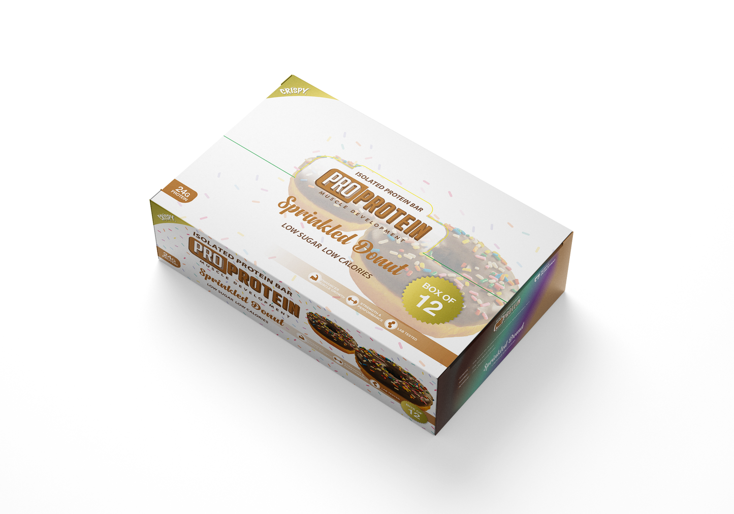 Muscle Development Pro Protein Bar Box of 12 Bars 30% Protein (70G) DrFit Store