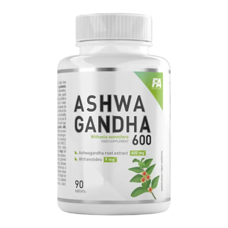 FA Nutrition, Wellness Ashwagandha 600, 90 Tablets, 90 Servings