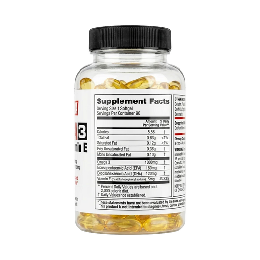 Labrada, Omega 3 With Vitamin E, 90 Softgel, 90 Servings
