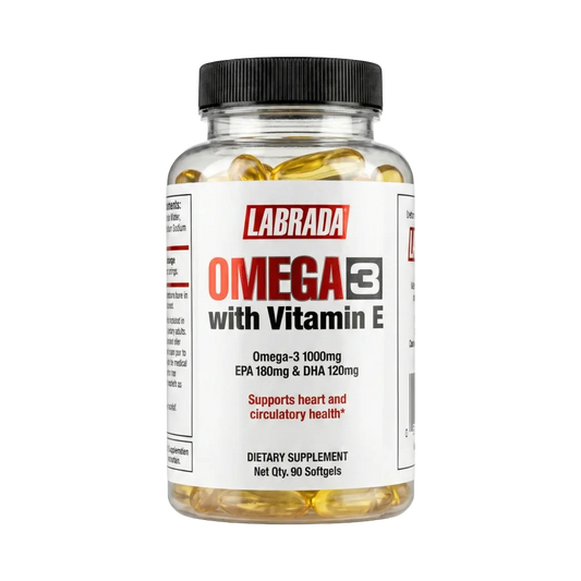 Labrada, Omega 3 With Vitamin E, 90 Softgel, 90 Servings