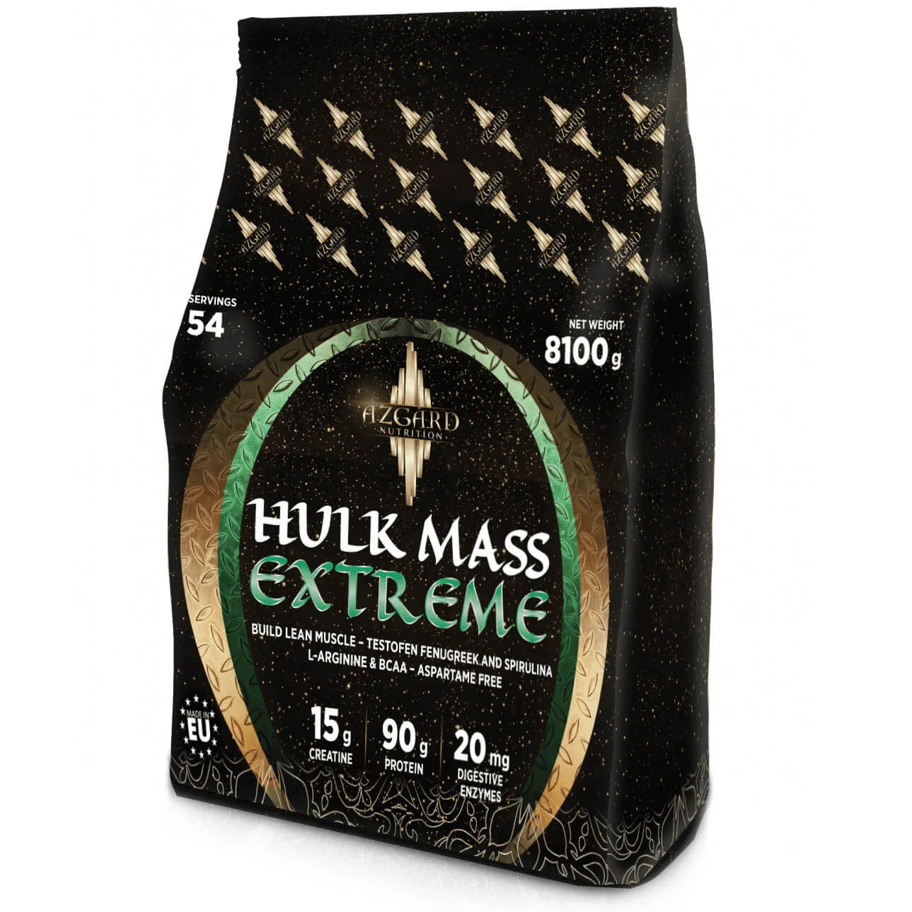Azgard Nutrition Hulk Mass Extreme 8100g 54 Servings