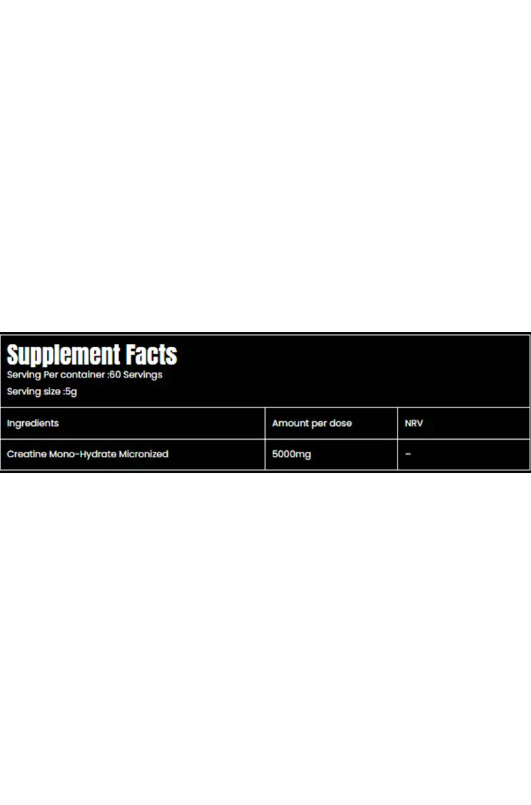 Bad Ass Creatine monohydrate-60Serv-300G DrFit Store