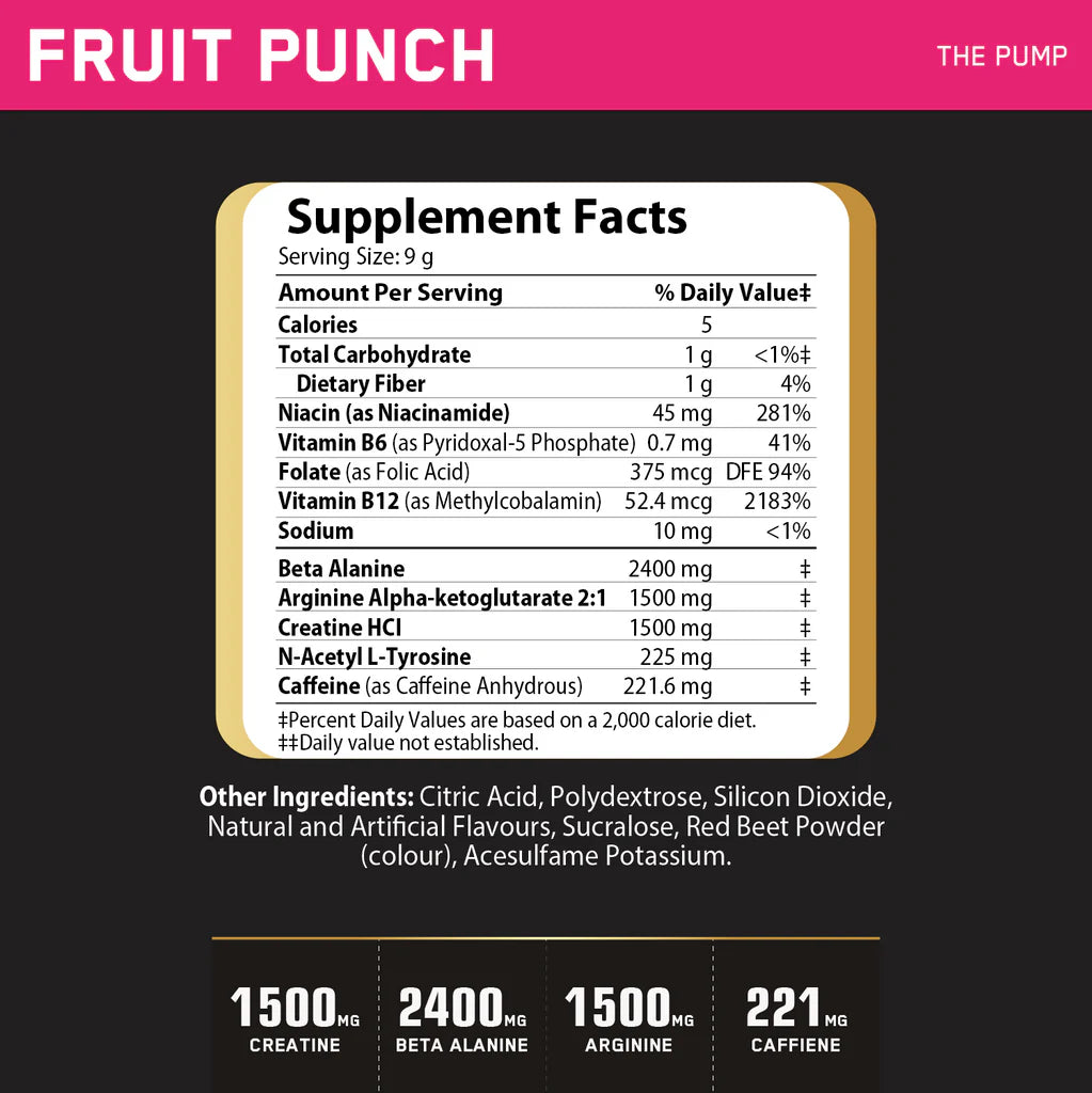 Challenger Nutrition The PUMP 30 Servings
