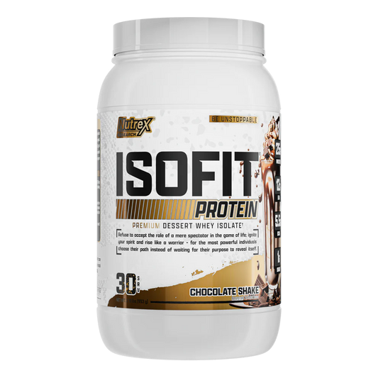 Nutrex IsoFit Whey Protein Isolate Powder – Premium Protein Supplement 1 KG