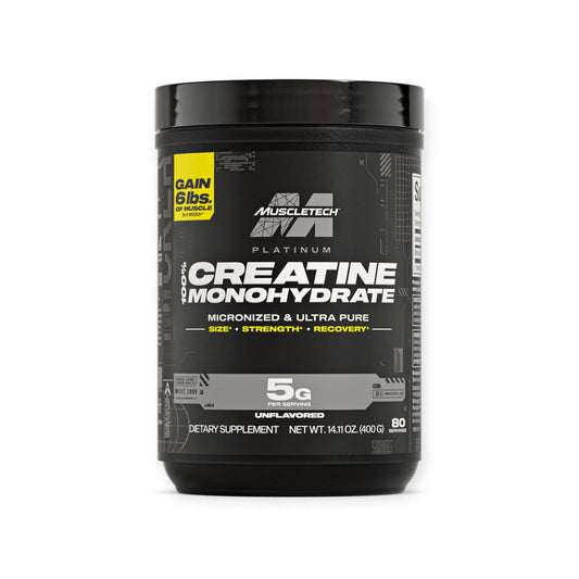 MuscleTech Platinum 100% Creatine Unflavored 400G 80 Servings