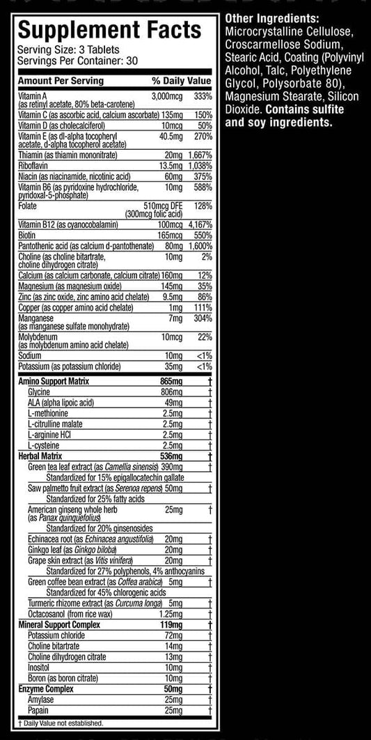 Muscletech Platinum Multivitamin - 90 Tablets DrFit Store