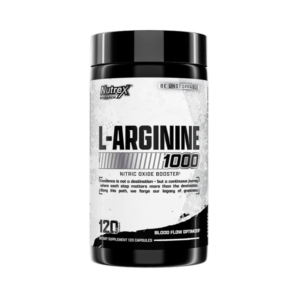 Nutrex Research, L-Arginine 1000, 120 Capsules, 60 Servings