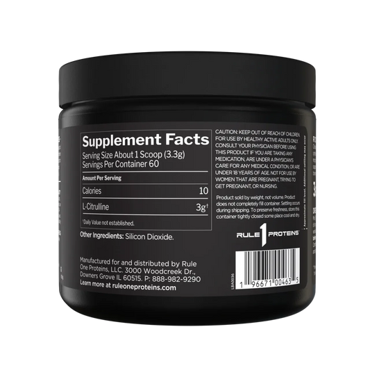 Rule One Citrulline – Unflavored | 60 Servings