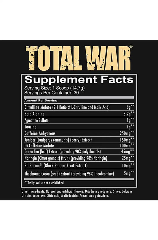 Redcon1 Total War Pre-Workout - 30 Servings