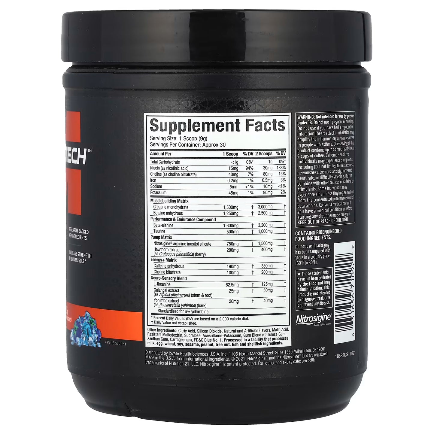 Muscletech Vapor X5 Pre-Workout 30 Servings