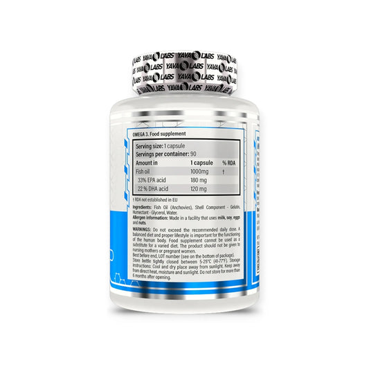 Yava Labs Omega 3 - 90 Capsules