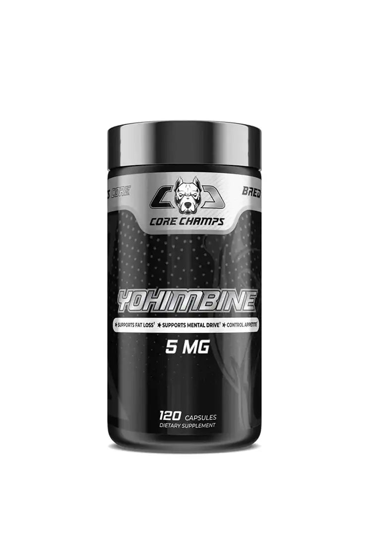 Core Champs, YOHIMBINE HCL, 5mg, 120 Capsules, 120 Servings